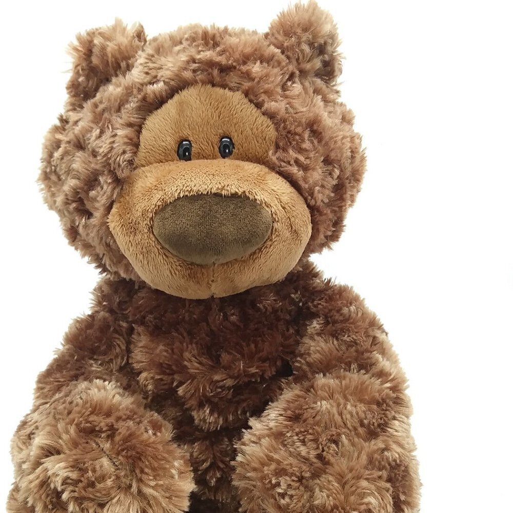 GUND Philbin Teddy Bear Chocolate Brown 18" Plush Stuffed Animal 320047 Paw Pads - Picture 14 of 15